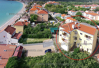 Accommodation near Baška 