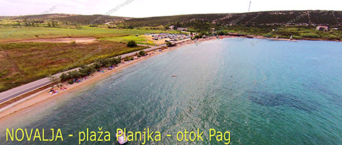 Plaža Planjka - Novalja